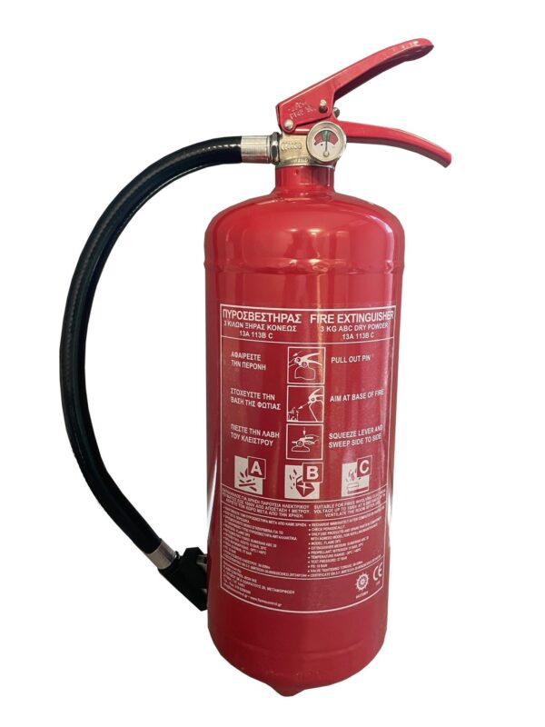 Πυροσβεστήρας ξηράς κόνεως <br/>3 kg, 13Α-113ΒΠυροσβεστήρας ξηράς κόνεως <br/>3 kg, 13Α-113Β